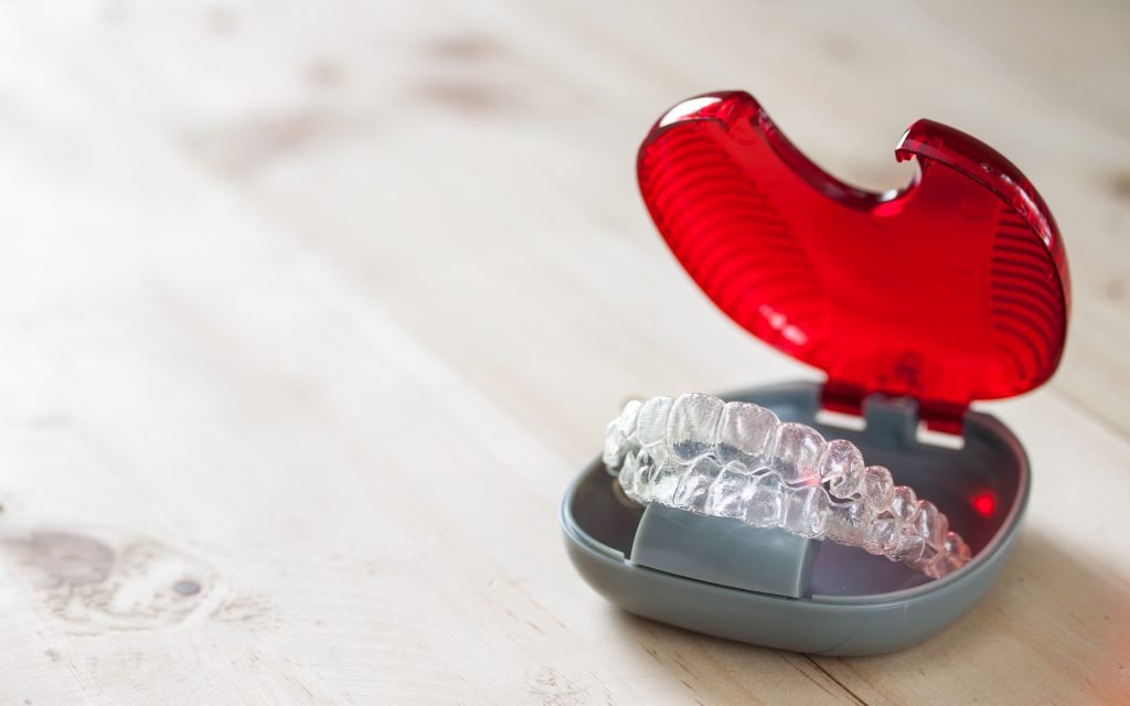 invisalign in its container